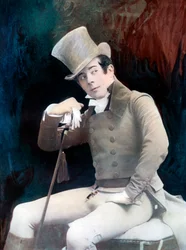 Sir Seymour Hicks na Quality Street, c1902.