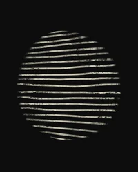 Círculo com linhas abstratas