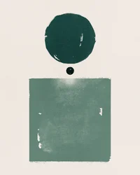 Formas geométricas verdes