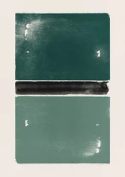 Abstrato com blocos de cor verde