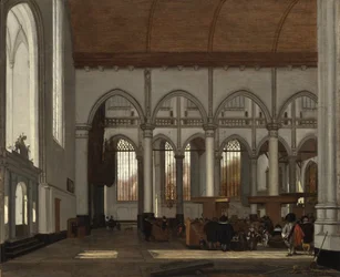 Interior da Oude Kerk, Amesterdão