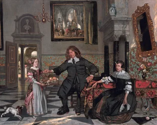 Retrato de uma família num interior (família de Pieter de Graeff)