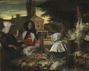 O mercado de aves, Amesterdão