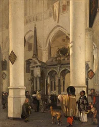 Die Nieuwe Kerk in Delft mit dem Grab von Wilhelm dem Schweiger