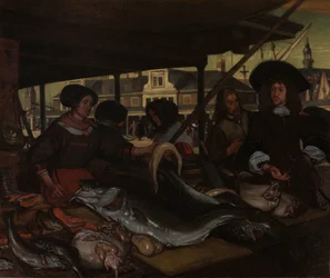 O Nieuwe Vismarkt (Novo Mercado de Peixe) em Amsterdã