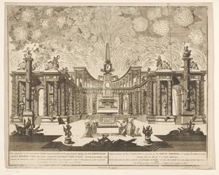 Vuurwerk em Moskou bij de viering van het einde van de Russisch-Turkse Oorlog, 1775 (Ato III) Representação de Fogos de Artifício, disparados na presença de Sua Majestade Imperial por ocasião das Celebrações da Paz celebradas entre a Rússia e a Porta Otoma