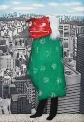 Leão feliz, 2007 (gravura)