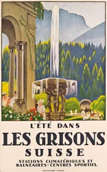 Verão em les Grissons, Suíça