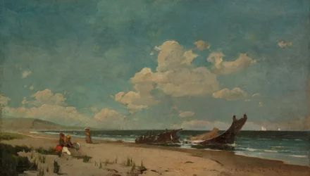 Praia de Nantasket, 1876.