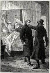 Victor Hugo "Les Miserables": Jean Valjean, que ficou rico sob o nome de Monsieur Madeleine, está a fazer o bem à sua volta. Mas o seu inspector de polícia inimigo Javert suspeita da sua identidade e acaba por prendê-lo, enquanto Fantine (a mãe de Cosette)