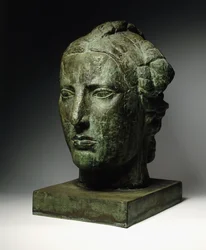 Chefe da Liberdade; Tete de Liberte, c.1914 (bronze com pátina verde)