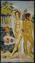Pintura Geborduurd; Dois Padres
