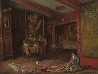 Meu quarto em Tonnerre, 1920