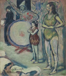 "Saltimbanques" de Emile Bernard, 1887