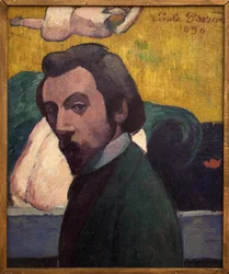 Auto-retrato. Pintura de Emile Bernard (1868-1941). Óleo sobre tela