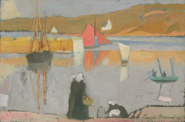 O porto de Saint-Briac, 1887