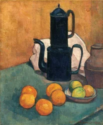 A cafeteira azul