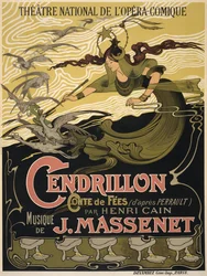 Cartaz para a Ópera Cendrillon de Jules Massenet, 1899