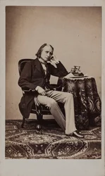 Retrato do compositor Franz Liszt 1811-1886.