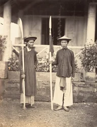 Milicianos nativos de Matas, 1866.