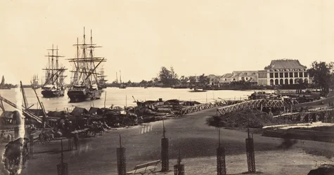 Vista do estabelecimento dos Mensageiros Imperiais, 1866.