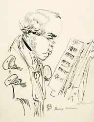Retrato de Jacques Fromental Elie Levy, conhecido como Halevy (Paris