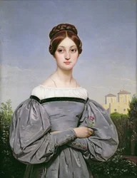 Retrato de Louise Vernet (1814-45), filha do artista