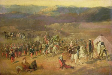 A captura do séquito de Abd-el-Kader (1808-1883) ou, A batalha de Isly em 14 de agosto de 1844, 1844-63