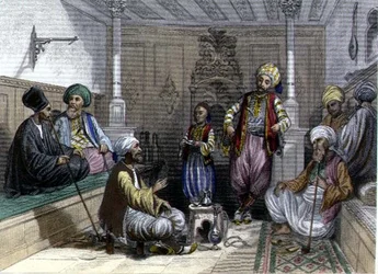 O Medak ou contador de histórias, de «Constantinopla e o Mar Negro», gravado pelos irmãos Rouergue