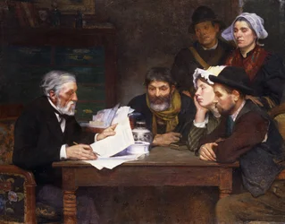 O Advogado da Família (óleo sobre tela)