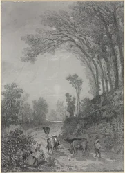 Paisagem com vacas