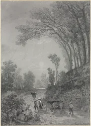 Paisagem com Vacas, segunda metade do século XIX.