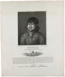 John Sakeouse, um nativo de Jacob Sound, Groenlândia, o primeiro Esquimaux conhecido por ter estado neste país, 1816