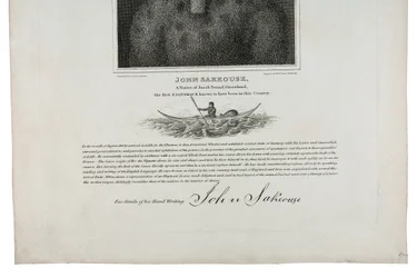 John Sakeouse, um nativo de Jacob Sound, Groenlândia, o primeiro Esquimaux conhecido por ter estado neste país, 1816