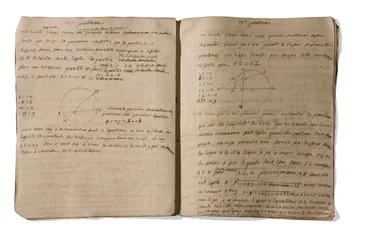 Problemas de geometria e matemática, c. 1735-1740