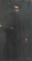 Autorretrato, Emilio Rizzi (óleo sobre tela)