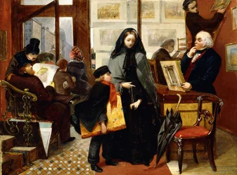 Um esboço para "Sem nome e sem amigos", c.1857