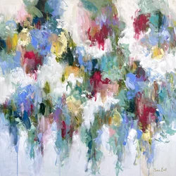 Abstrato floral colorido