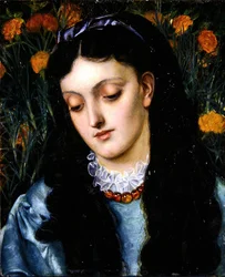 La Belle Jaune Giroflee (óleo sobre painel)