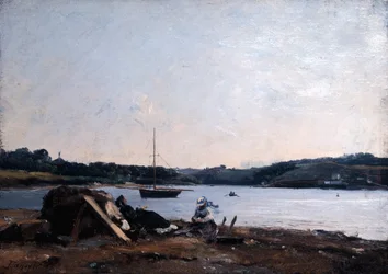 Foz do rio, 1868.