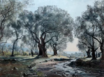 O córrego da montanha de Vallonet, 1892