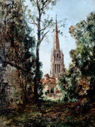 Vista do Parque Barou de manhã, 1889.