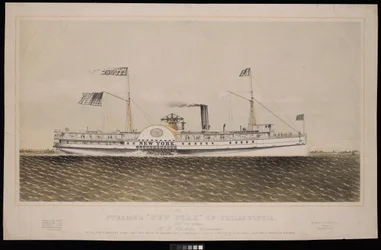 Steamer New York de Philadelphia... H W Chisholm, comandante...