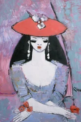 Becky (óleo a bordo)