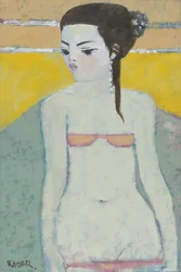 Michela Again (óleo a bordo)