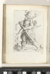 Epirota (título no objeto) Man uit de Pyreneeën As Atitudes de Diferentes Nações de Nossa Era (título da série)