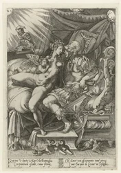 Marte e Vénus como amantes