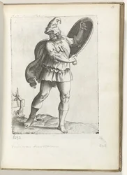 guerreiro espanhol ca. 1550
Diversarum gentium nostrae aetatis habitus (título da série)