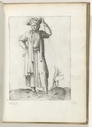 Landman espanhol ca. 1550 As Atitudes de Diferentes Nações de Nossa Era (título da série)