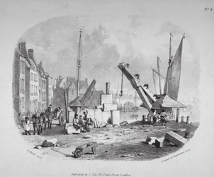 Millbank, Westminster, Londres, c1825